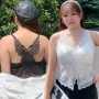1pcs Women Lace Strap Vests Lady Inside Wear Camisoles With Padded Underwear Female Sexy Tank Top Girl Large Size Sleeveless Top