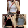 3pcs Ice Silk Women Tank Top Summer Sleeveless Tops Lady Inside Wear Camisoles Loose Underwear Female Without Breast Pads Vests
