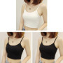 3pcs Ice Silk Women Tank Top Summer Sleeveless Tops Lady Inside Wear Camisoles Loose Underwear Female Without Breast Pads Vests