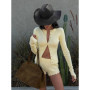 HH Women Fashion Summer Slim Sets Yellow O-Neck Long Sleeves Single-Breasted Cardigan+High Waist Shorts Female Chic Suits