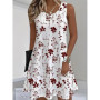 Women's Casual Dress A Line Dress Floral Dress Summer Dress Stylish Casual Date Regular Fit Floral Sleeveless U Neck