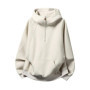 Oversized Hooded Sweatshirt for Couples Autumn Winter Heavyweight Velvet Half-Zip Hooded Jacket Loose Fit Soft Comfortable