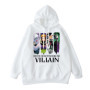 Disney Villain Fleece Hooded Sweatshirt for Women Holiday Travel Outfit Casual Winter Warm Pullover Cozy Hoodie