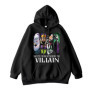 Disney Villain Fleece Hooded Sweatshirt for Women Holiday Travel Outfit Casual Winter Warm Pullover Cozy Hoodie