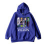 Disney Villain Fleece Hooded Sweatshirt for Women Holiday Travel Outfit Casual Winter Warm Pullover Cozy Hoodie