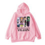 Disney Villain Fleece Hooded Sweatshirt for Women Holiday Travel Outfit Casual Winter Warm Pullover Cozy Hoodie