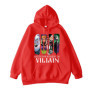 Disney Villain Fleece Hooded Sweatshirt for Women Holiday Travel Outfit Casual Winter Warm Pullover Cozy Hoodie
