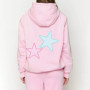Preppy Graphic Hoodies For Teen Girls Y2k Oversized Loose Fit Streetwear Cute Embroidery Star Print Aesthetic Vintage Going Out