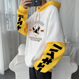 Anime Haikyuu Funny Yu Nishinoya\Hinata Shoyo Print Women Sweatshirt Cartoon Karasuo Volleyball Club Graphic Winter Hoodies