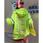 Trend Graffiti Y2k Hoodies Sweatshirt Tops Women 2024 Autumn Cotton Casual Long Sleeve Oversized Tops Outwear Streetwear Bust150