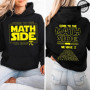 Women's Hooded Hoodies Come To The Math Side We Have Pi Sweatshirts Fashionable Casual Pullovers Hoodies for Math Teacher