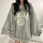 Zipper Hoodies Women 2024 New Autumn Winter Fashion Casual Warm Oversized Hooded Pullover Loose Jacket Womens