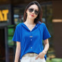 European Station Short sleeved T-shirt Women's Summer New Fashion Light Luxury High Quality Loose Large Casual Hooded Top