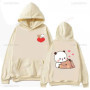 Bubu and Dudu Panda Hoodies Trendy Aesthetic Graphic Funny Kawaii Bubble Tea Hoodies Anime Harajuku Vintage Pullovers Sweats
