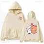 Bubu and Dudu Panda Hoodies Trendy Aesthetic Graphic Funny Kawaii Bubble Tea Hoodies Anime Harajuku Vintage Pullovers Sweats