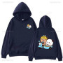 Bubu and Dudu Panda Hoodies Trendy Aesthetic Graphic Funny Kawaii Bubble Tea Hoodies Anime Harajuku Vintage Pullovers Sweats