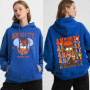 Disney Inside Out Anxiety Orange Figural Print Womens Hoodie Winter Fleece Lined Cozy Warm Pullover Casual soft Wear Autumn