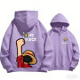 One Piece Anime Hoodie For Boys Girls Zip Up Jacket Luffy Graphic Print Sweatshirt Casual Tops New 100-160cm