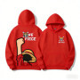 One Piece Anime Hoodie For Boys Girls Zip Up Jacket Luffy Graphic Print Sweatshirt Casual Tops New 100-160cm