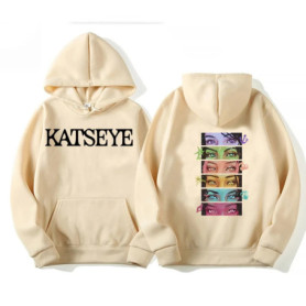 Korean Girl Group KATSEYE Graphics Hoodie Men Women 2025 Manga Style vintage Fashion streetwear Long Sleeve Sweatshirts