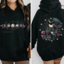 Bug Goblincore Moon Phases Moth Hoodie Luna Moth Sweatshirt Dark Academia Clothing Cottagecore Top Witchy Sweater Insect Tshirt