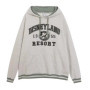 Disney World Letter Mickey Mouse Cartoon Print Embroidery Fleece Sweatshirt Fashion Unisex Women Pockets Hooded Jumper Tops