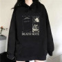 Death Note hoodie anime sweater athleisure soft fabric harajuku teen hoddie tracksuits pattern manga patterned modern style