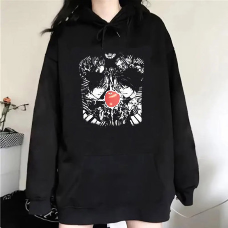 Death Note hoodie anime sweater athleisure soft fabric harajuku teen hoddie tracksuits pattern manga patterned modern style