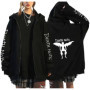 Japan Anime Death Note Zip Up Hoodies Gothic Men's Cartoon Misa Amane L Ryuk-Graphic Streetwear Black Fleece Zipper Jacket Coats