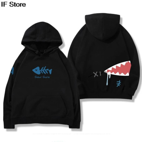 Hololive VTuber Gawr Gura Cosplay Hoodie sweatshirts y2k clothes New Man Women hoodie Harajuku autumn/winter Boy girl hoodies