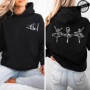 Dance Girls Print Hooded Sweatshirts Women Pullover Hoodie Sweatshirts Cozy Tops Women Hoodies Dancing Girl Sudadera Moletom