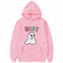 Matching Bestie Hoodies for Women Best Friend Matching Halloween Sweatshirts Funny Cute Boo Outerwears Harajuku Sweat-shirt