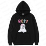 Matching Bestie Hoodies for Women Best Friend Matching Halloween Sweatshirts Funny Cute Boo Outerwears Harajuku Sweat-shirt