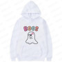 Matching Bestie Hoodies for Women Best Friend Matching Halloween Sweatshirts Funny Cute Boo Outerwears Harajuku Sweat-shirt