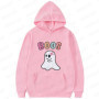 Matching Bestie Hoodies for Women Best Friend Matching Halloween Sweatshirts Funny Cute Boo Outerwears Harajuku Sweat-shirt