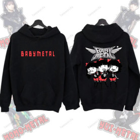 Babymetal Japanese Printed Street Fashion Top Women's Autumn and Winter Hoodie Hot Sale Harajuku Popular Loose Pullover
