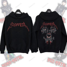 Babymetal Japanese Printed Hoodie Women's Autumn and Winter Hoodie Hot Sale Popular Loose Harajuku Pullover Street Fashion