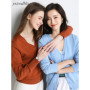 YSZWDBLX Spring Autumn Women Cardigans Single Breasted V-neck Solid Knitted Sweater Slim Female White Cardigans Casual Outerwear