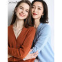 YSZWDBLX Spring Autumn Women Cardigans Single Breasted V-neck Solid Knitted Sweater Slim Female White Cardigans Casual Outerwear