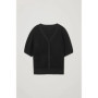 Ethereal costume 2026 YAZHIMEI summer new style of Ladies' casual and fashionable V-neck short-sleeved knitted cardigan