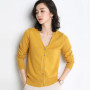 2026 Women Cardigans Long Sleeve Knitted Outerwear Solid Thin Spring Autumn Sweaters V-neck Knitwears Korean Fashion Cardigans