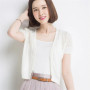 Summer New Short-Sleeve Cardigan Small Cape Female Short Design All-Match Air Conditioning Shirt Sunscreen Knitted Jacket Thin