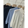 Women's Spring 2026 New Arrival 100 Merino Wool Short-Sleeve Knit Cardigan