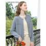 I BELIEVE YOU Tweed Cardigan Sweater for Women 2024 Spring Autumn Trendy Crew-neck Gentle Chic Female Knitted Tops 2241145739