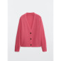 Ethereal MD 2026 YAZHIMEI spring new style of Women's casual PINK rib knit top cardigan