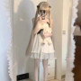 Anime Yosuga No Sora Kasugano Sora Cosplay Costume Girl Sweet Lolita Dress Pajamas Summer Nightgown Ruffle Nightwear Clothes