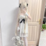 Anime Yosuga No Sora Kasugano Sora Cosplay Costume Girl Sweet Lolita Dress Pajamas Summer Nightgown Ruffle Nightwear Clothes