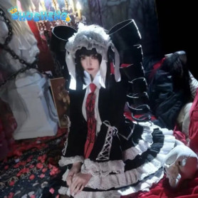 Anime Celestia Ludenberg yasuhiro taeko Danganronpa Cosplay Costume Gothic New Dress Halloween Party Girl Sweet Coat Suit