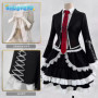 Anime Celestia Ludenberg yasuhiro taeko Danganronpa Cosplay Costume Gothic New Dress Halloween Party Girl Sweet Coat Suit