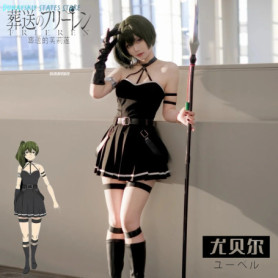 Ubel Wig Anime Frieren: Beyond Journey's End Cosplay Costume Gothic Lolita Sexy Bandeau Women Dress Anime Outfits Wig Prop Suits